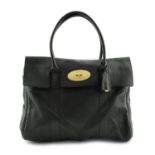 MULBERRY - a black Bayswater handbag.