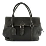 FENDI - a large black Selleria bag