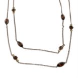 GIVENCHY - a vari-hue paste necklace.