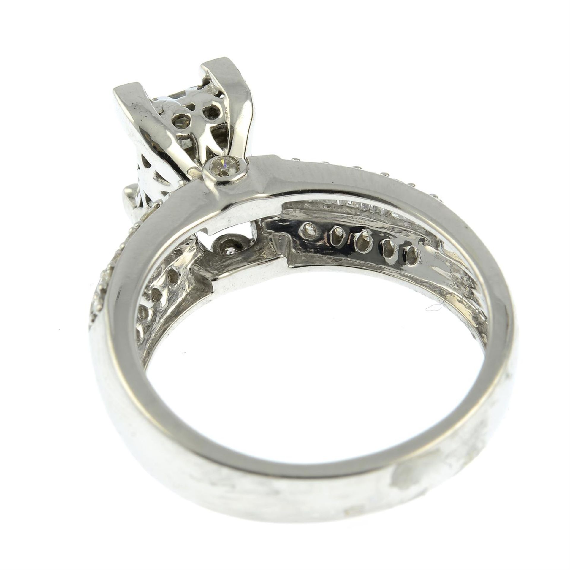 A vari-cut diamond dress ring. - Image 2 of 2