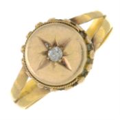 A late 19th century gold, old-cut diamond ring.