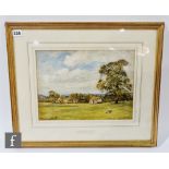 THOMAS PYNE (1843-1935) - 'A Summer's Day', watercolour, signed, framed, 25cm x 34cm, frame size