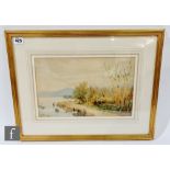 ALEXANDER WALLACE RIMINGTON (1854-1918) - 'View near Spalato, Dalmatia', watercolour, signed,