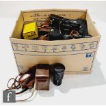 A Rollei magic camera, a Halina Prefect, Agfa, Kodak and other 35mm cameras and accessories, also