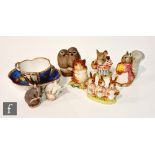 Four assorted Beswick Beatrix Potter figurines comprising Timmy Willie, Mrs Tittlemouse, Goody