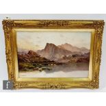 ALFRED FONTEVILLE DE BREANSKI (1877-1955) - 'Sunrise, Nantlle Lake, North Wales', oil on canvas,
