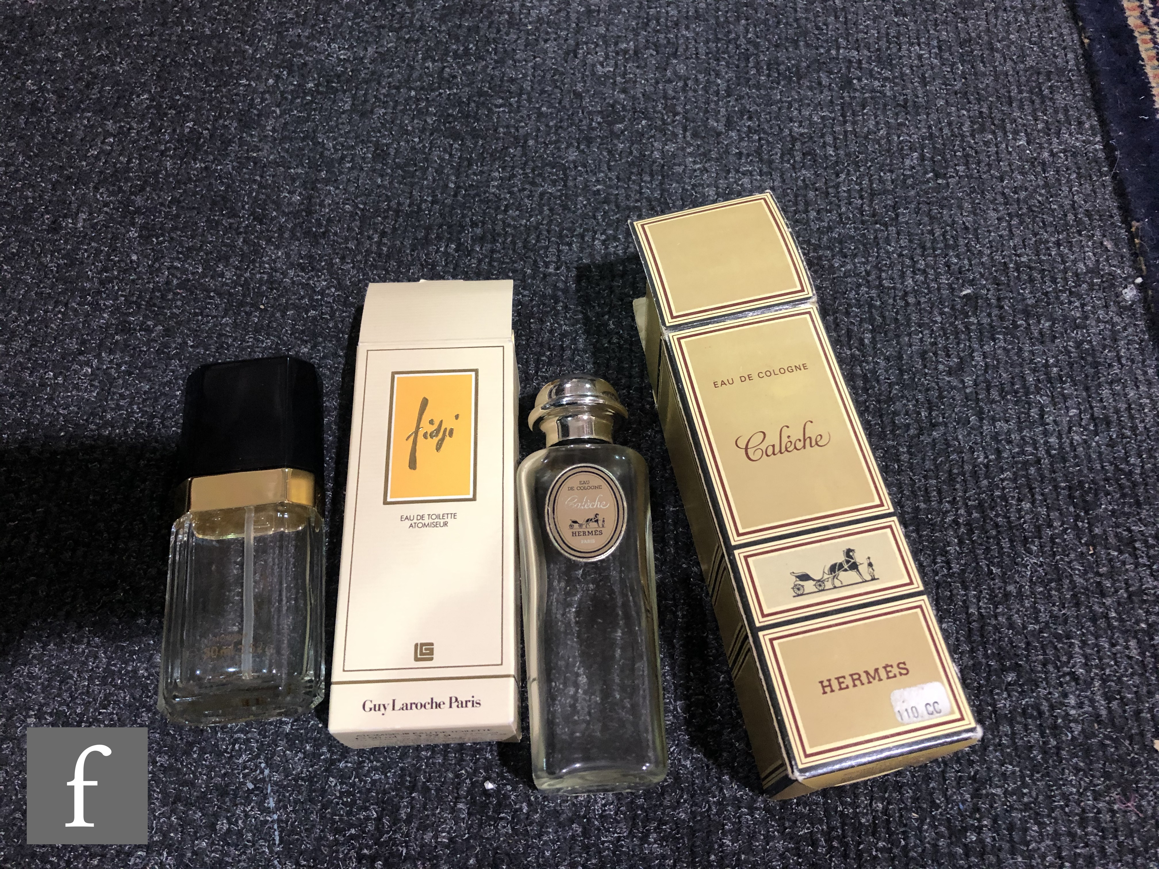 An extensive collection of post 1970s perfume and glass cologne bottles and stoppers, some in - Image 7 of 13