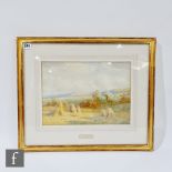 JOHN BATES NOEL (1870-1927) - 'The Last Gleam', watercolour, signed, framed, 25cm x 36cm, frame size
