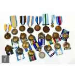 Twenty United Nations medals with a European Security and Defence Policy Service and a Unitas