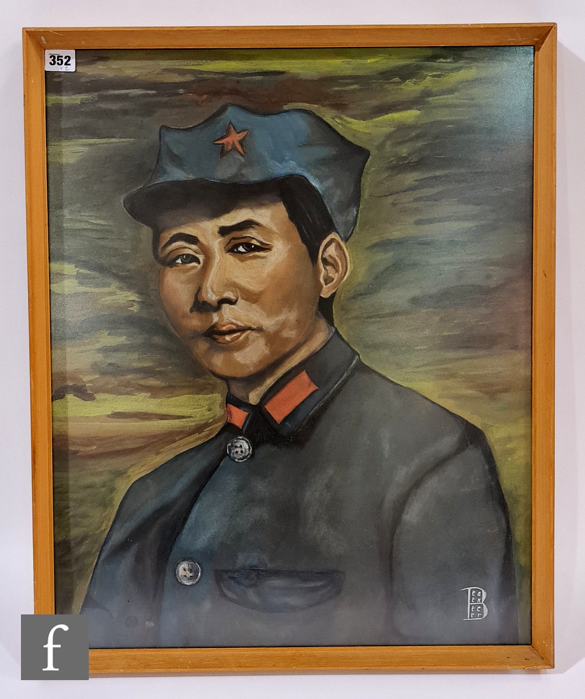 BETTE BAKER (CIRCA 1960) - Portrait of a Chinese communist soldier in uniform, long bust length,