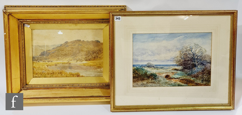 M. C. TENNANT (LATE 19TH CENTURY) - 'On the Moor', watercolour, signed, inscribed verso, framed,