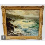 WILLIAM F. PIPER ( Fl. 1930-1967) - Cornish coastal scene, oil on canvas, signed, framed, 64cm