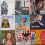 A collection of nine 1960s British/American female artist's LPs, to include Marianne Faithfull