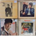 A collection of four Bob Dylan LPs to include 'Bringing It Back Home' CBS BPG 62515, Mono, 'Bob