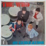 A The Who LP, 'My Generation', Brunswick LAT 8616, Mono, 1st pressing 1965, black and silver