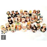 Twenty five assorted Royal Doulton 'The Doultonville Collection' character jugs comprising Miss
