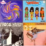 A collection of four Procol Harem and The Move LPs, to include 'Shine On Brightly' LRZ 1004, red/