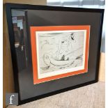 FRANCIS WEST (B.1936) - Jonah Regurgitated, etching, signed in pencil and numbered 8/75, framed,