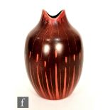 Colin Melbourne - Beswick - A 1950s shape 1399 vase of swollen form with an elliptical neck, the