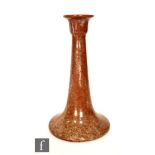 Ashby Potters Guild - An early 20th Century Arts and Crafts candlestick of tapering form with a