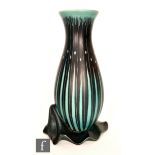 Albert Hallam - Beswick - A 1950s shape 1343 vase of baluster form with affixed shaped base, the