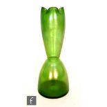 Josef Hoffman - Loetz - An early 20th Century glass vase, circa 1910, of waisted form with