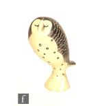 Colin Melbourne - Beswick - A 1950s owl, model 1420, the whole glazed in a yellow green with painted