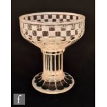 Otto Prutscher - Meyr's Neffe - A 1920s Secessionist champagne coupe of cylindrical form with a