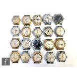 Twenty assorted gentlemen's wrist watches to include Timex, Smiths, Ingersoll and Everite