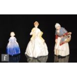 Two Royal Doulton figurines comprising Grandma HN2052, S/D, and Marie HN1378, together with a