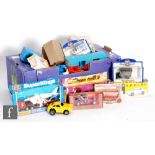 A collection of assorted diecast models to include Matchbox SuperKings K3-3 Massey Ferguson