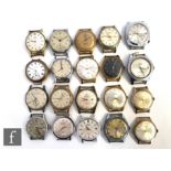 Twenty assorted gentlemen's wrist watches to include Timex, Smiths, Walco and Avia examples, various