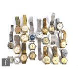 Twenty assorted gentlemen's wrist watches to include Sekonda, Lotus, Elbow and Puerta examples,