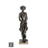 Ronald Molt (20th Century) - A cold cast nude bronze figure of Althea No 114/950, height 64cm.