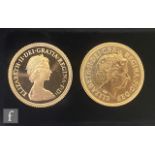 Two Elizabeth II full sovereigns dated 1979 and 2002. (2)