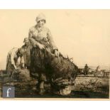 WILLIAM LEE HANKEY (1869-1952) - 'Sur Le Terrain', drypoint, signed in pencil, inscribed on label