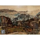 ELEANOR DORIS VARLEY (1860-1942) - 'Near Matlock', watercolour, signed, bears The Mall Galleries,