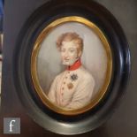 Amended description - BRITISH SCHOOL (EARLY 19TH CENTURY) - A portrait miniature