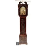 An 18th Century longcase clock, inscribed Alice Miller Bridgend Perth, the eight day striking