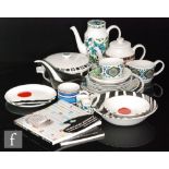 A collection of assorted Midwinter tea and dinner wares to include a Diagonal pattern designed by