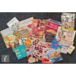 A collection of assorted vintage cooking and recipe pamphlets, 1930s to 1980s, to include four 1930s