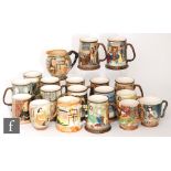 Twelve Beswick Collectors International limited edition mugs running from 1971 to 1982, each