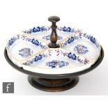 An early 20th Century Minton four piece hor d'oeuvres or nut dish decorated in the Imari pattern