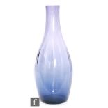 A large later 20th Century continental glass vase, possibly Czechoslovakian, in the manner of Borske