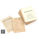 A 19th Century Jaques & Son, London playing card game 'The Counties of England' comprising