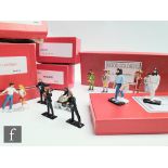 A collection of solid cast figures by Little Lead soldiers (LLS) Beatles boxed figures, to include