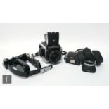 A Zenza Bronica S2 medium format camera outfit, circa 1965, comprising body serial number 75237,