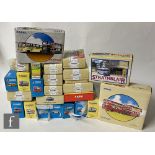 Twenty Corgi Classics diecast model buses and coaches, all boxed. (20)