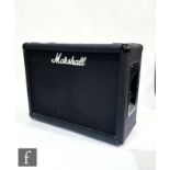 A Marshall guitar amplifier speaker cabinet, model No. 8222.