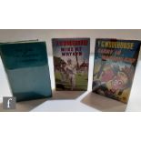 Three P G Wodehouse novels, 'Barmy in Wonderland', published by Herbert Jenkins, London, 1952, first